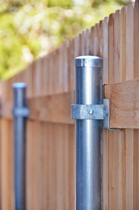 how to box in metal fence posts|metal fixings for fence posts.